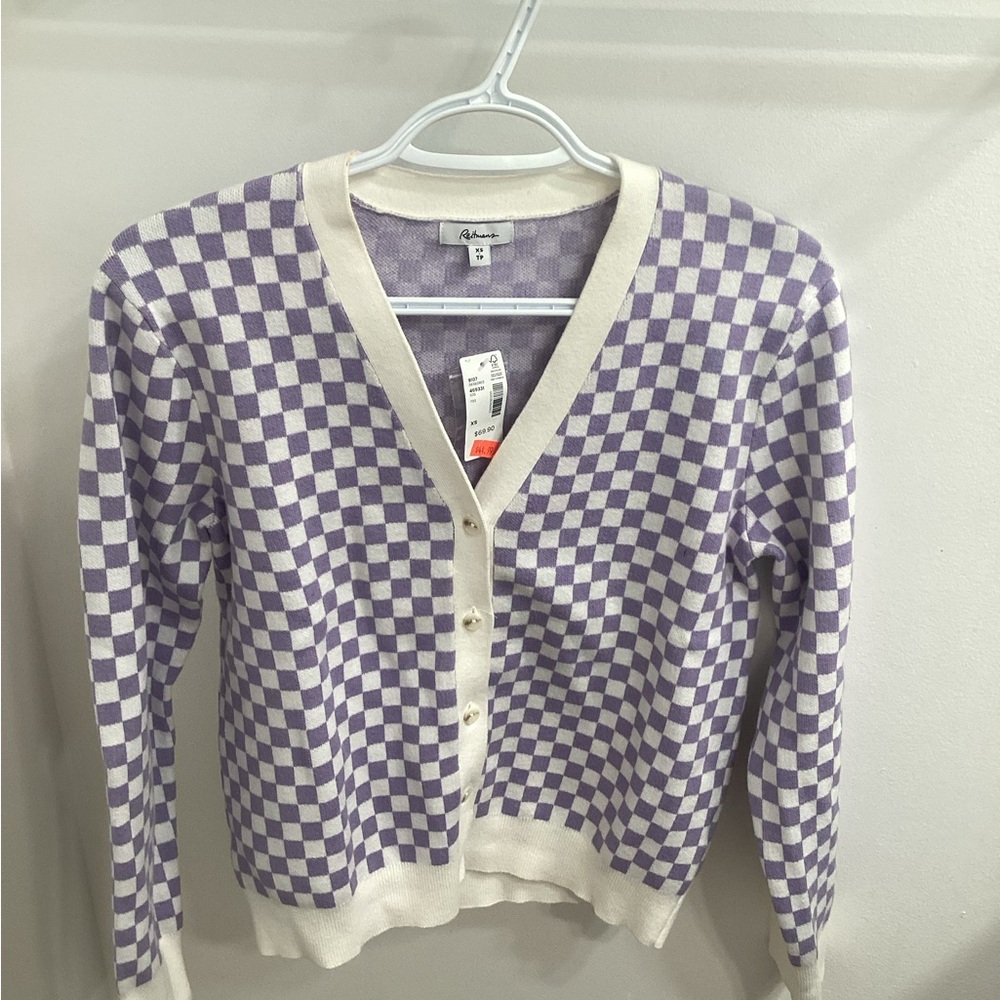 Sweater 
NWT 
XS
Purple with Crème